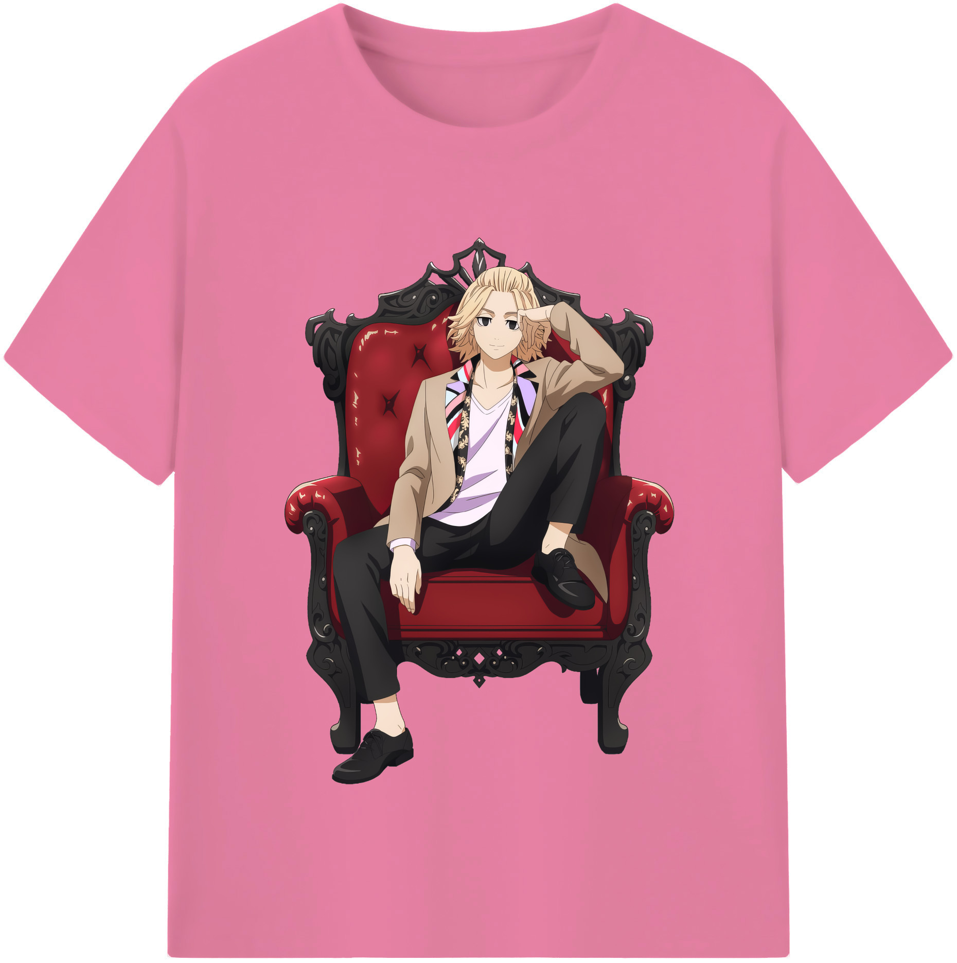 （画像用） 東京リベンジャーズ Tokyo Revengers 綿100％半袖Tシャツ（フロントプリント）